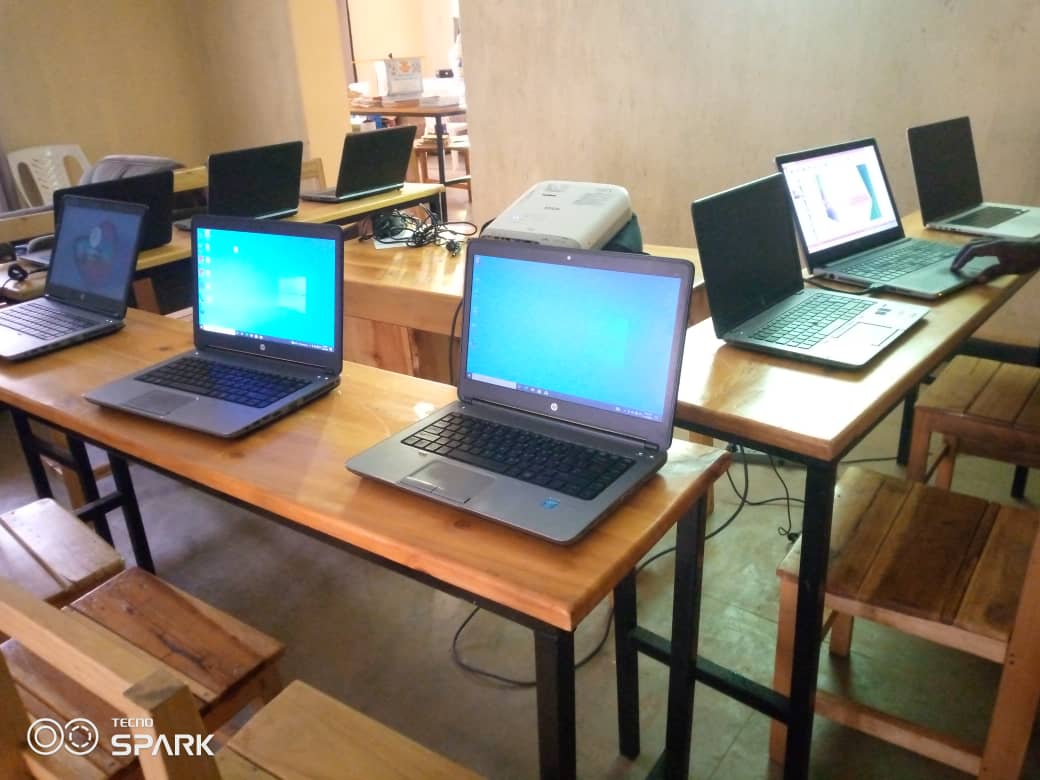 Equipping the computer lab in a Rwandan Inclusive school